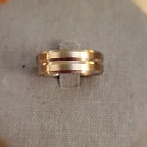 Men's Stainless Steel Wedding Band Size 12